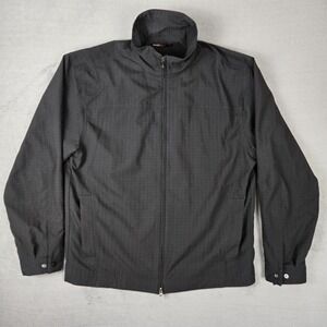 Nike Tiger Woods Jacket Mens Large Collection Golf Black‎ Casual